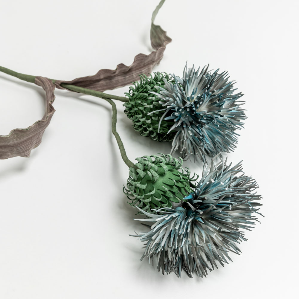 COSMOS ΛΟΥΛΟΥΔΙ ΤΕΧΝΗΤΟ 90 EVA FOAM ΜΠΛΕ ΠΡΑΣΙΝΟ