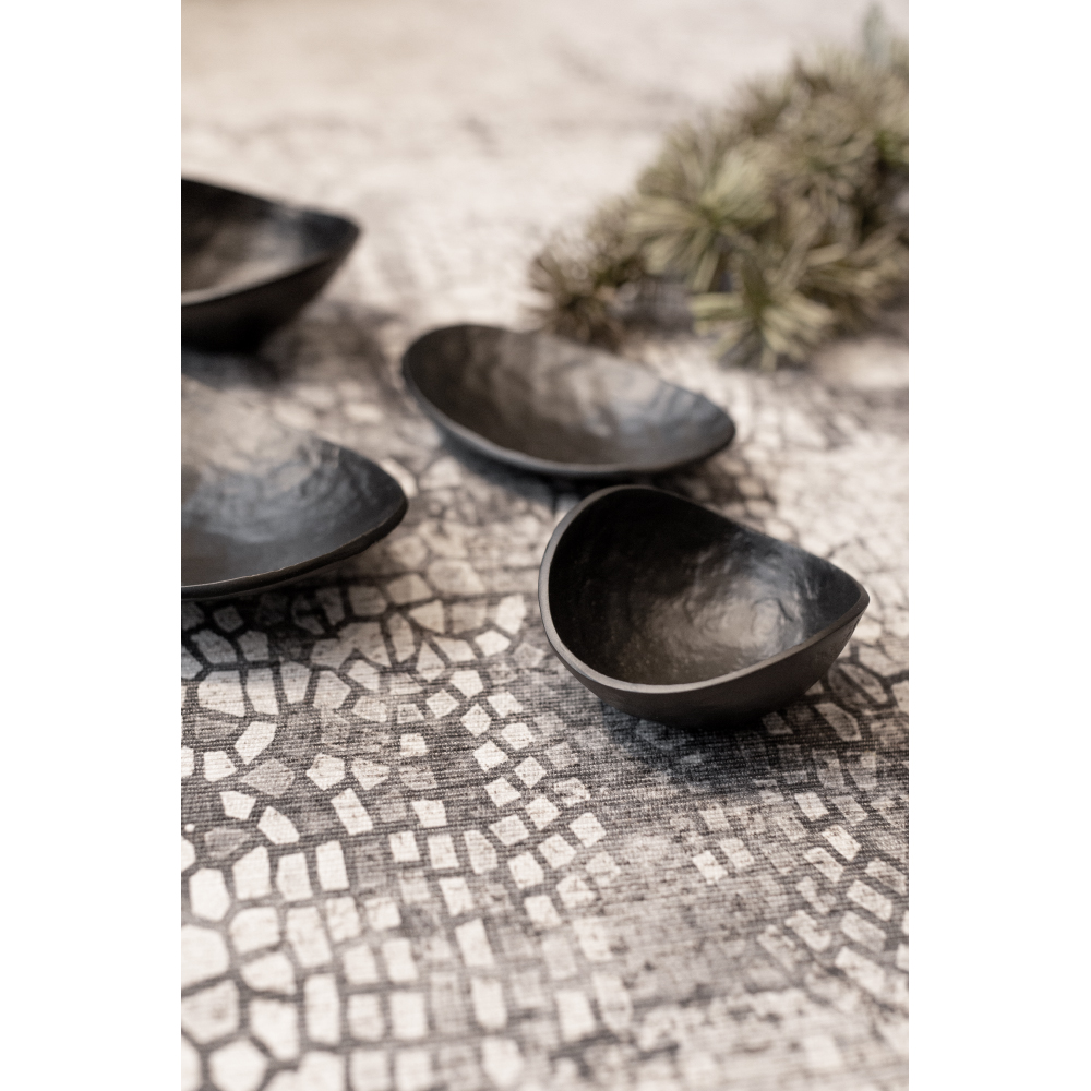 CURVE ΜΠΩΛ ΔΙΑΚΟΣΜΗΣΗΣ 16x16x8cm ΑΛΟΥΜΙΝΙΟ ΜΑΥΡΟ