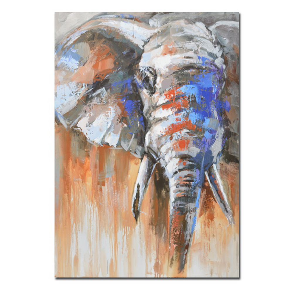 ELEFANT IN COLOR ΠΙΝΑΚΑΣ ΔΙΑΚΟΣΜΗΣΗΣ 90x120x3 ΚΑΜΒΑΣ ΠΟΛΥΧΡΩΜΟ ΞΥΛΟ