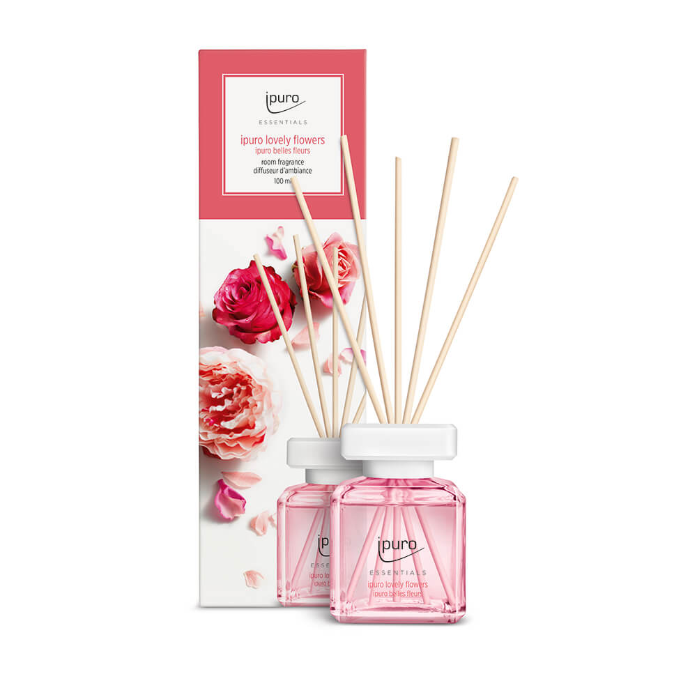 IPURO ESSENTIALS LOVELY FLOWERS ΑΡΩΜΑΤΙΚΟ ΧΩΡΟΥ 100ml 6x7x23 ΓΥΑΛΙ