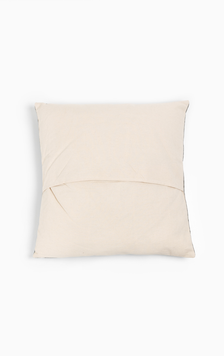 FLOW ΔΙΑΚΟΣΜΗΤΙΚΟ ΜΑΞΙΛΑΡΙ 60x60cm ΒΑΜΒΑΚΙ ΓΚΡΙ ΣΚΟΥΡΟ