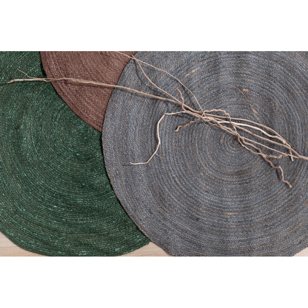 RONDO ΧΑΛΑΚΙ 120x120cm ΓΙΟΥΤΑ ΠΡΑΣΙΝΟ