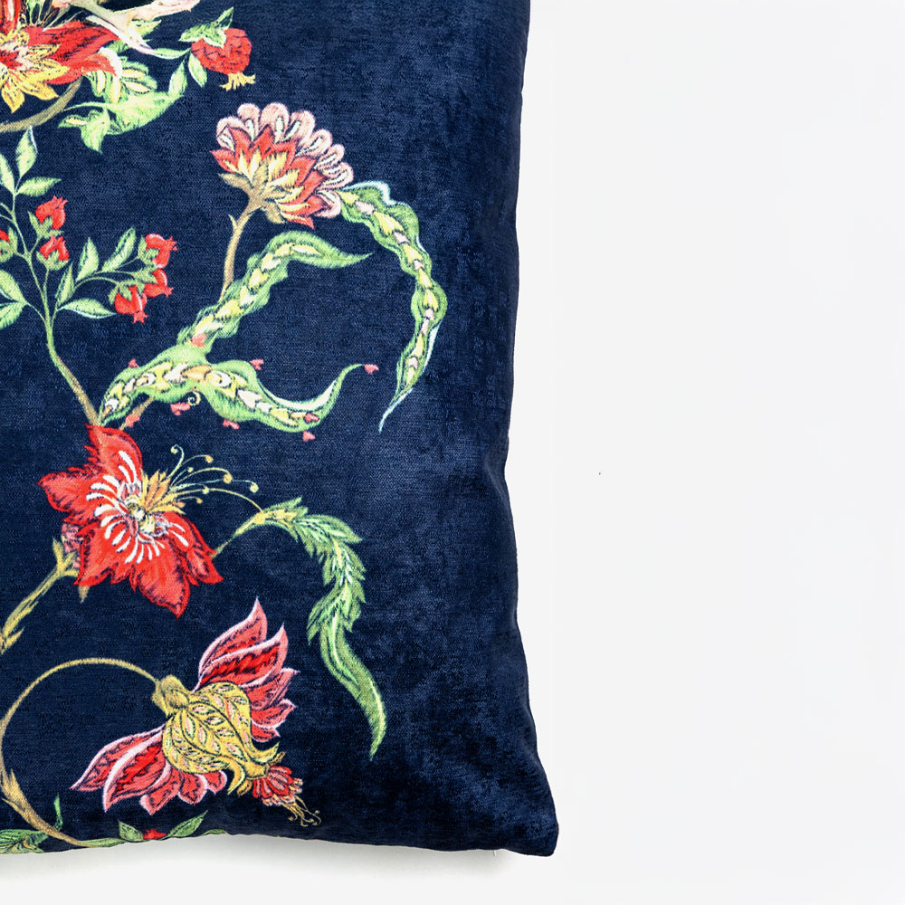 FLORES ΔΙΑΚΟΣΜΗΤΙΚΟ ΜΑΞΙΛΑΡΙ 45x45cm CHENILLE ΠΟΛΥΧΡΩΜΟ