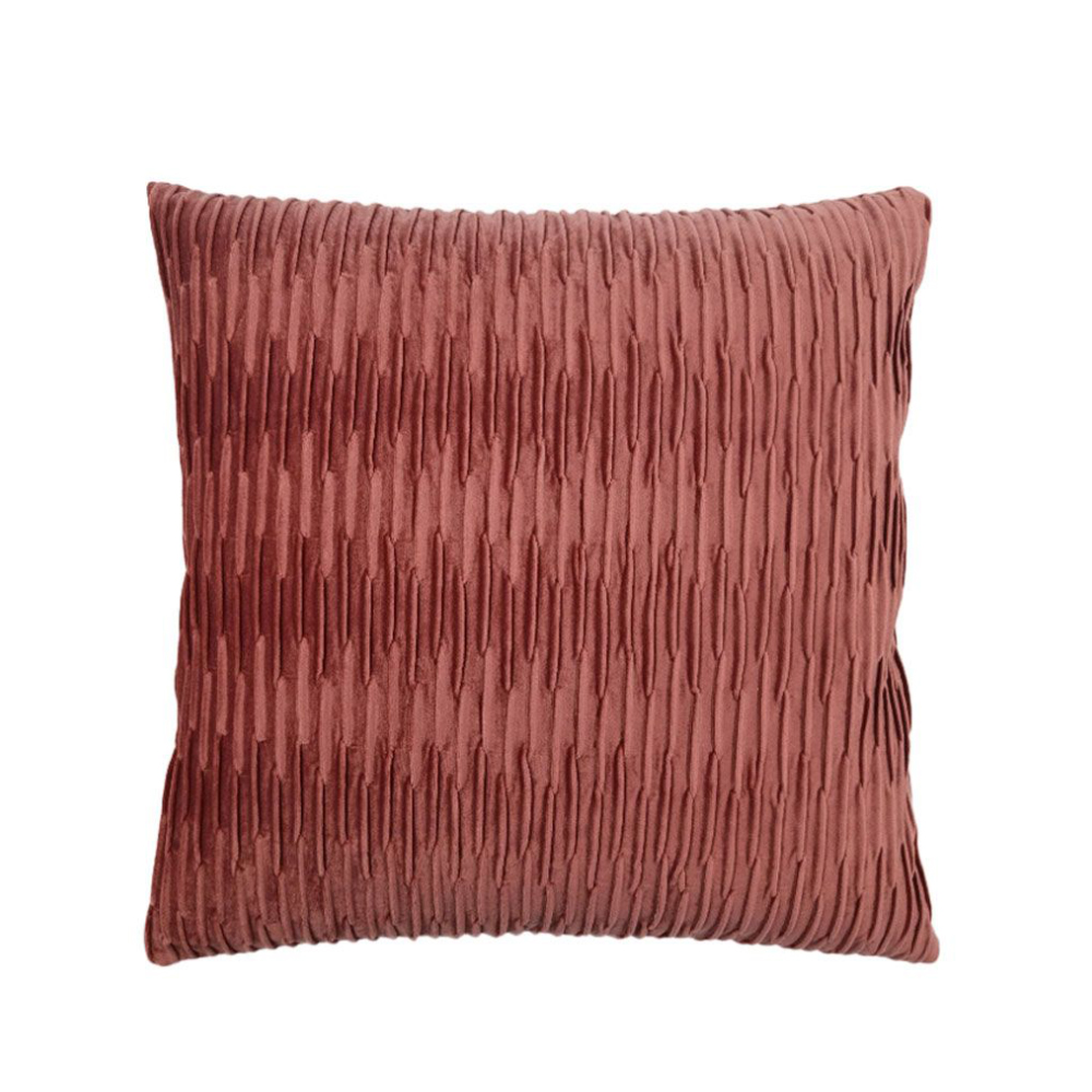 ORIENTAL ΔΙΑΚΟΣΜΗΤΙΚΟ ΜΑΞΙΛΑΡΙ 45x45 POLYESTER TERRACOTTA