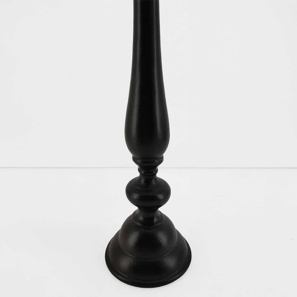 IONAS ΚΗΡΟΠΗΓΙΟ 15x15x55cm ΑΛΟΥΜΙΝΙΟ ΜΑΥΡΟ