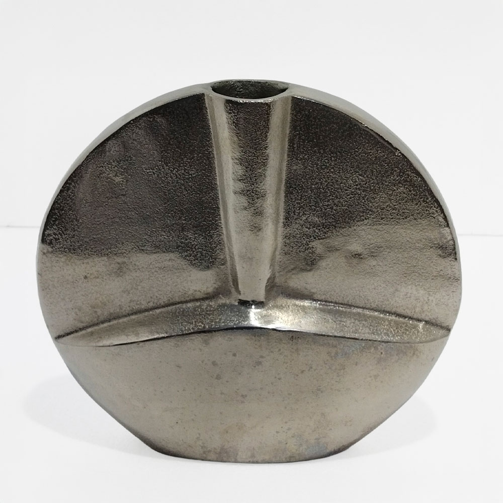 KALIA ΒΑΖΟ 35x10x35 ΑΛΟΥΜΙΝΙΟ SILVER NICKEL