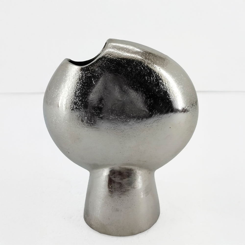 DOTO ΒΑΖΟ 16x8x18 ΑΛΟΥΜΙΝΙΟ SILVER NICKEL
