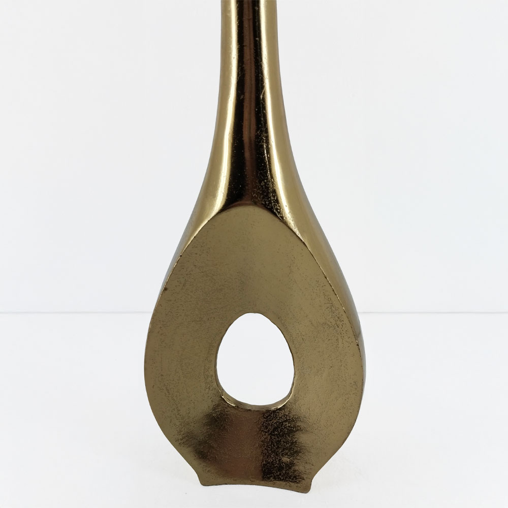 ADEL ΒΑΖΟ 19x7x56cm ΑΛΟΥΜΙΝΙΟ ΧΡΥΣΟ