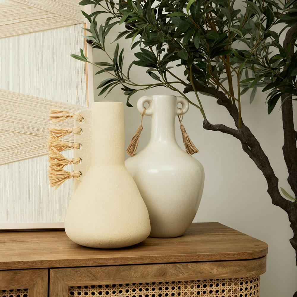 AEGEAN ΒΑΖΟ 24x20x33cm STONEWARE ΜΠΕΖ