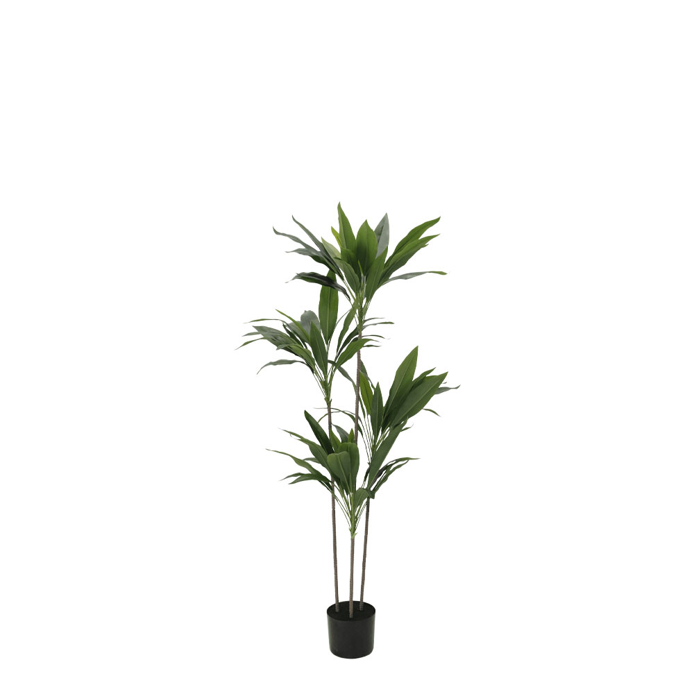 VELVET TREE ΔΕΝΤΡΟ ΤΕΧΝΗΤΟ ΣΕ ΓΛΑΣΤΡΑ 120 PVC ΠΡΑΣΙΝΟ ΜΑΥΡΟ ΤΣΙΜΕΝΤΟ