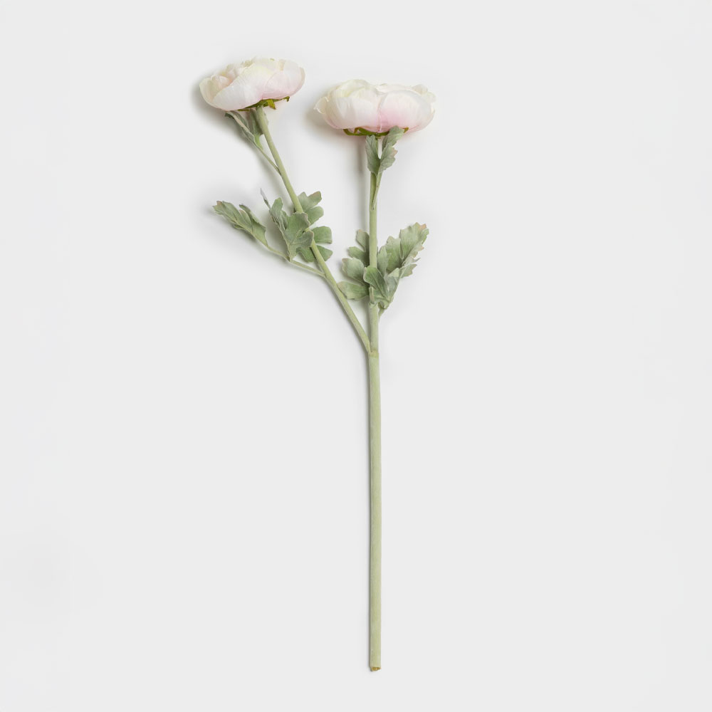 RANUNCULUS ΛΟΥΛΟΥΔΙ ΤΕΧΝΗΤΟ 58 POLYESTER ΡΟΖ ΛΕΥΚΟ ΠΡΑΣΙΝΟ