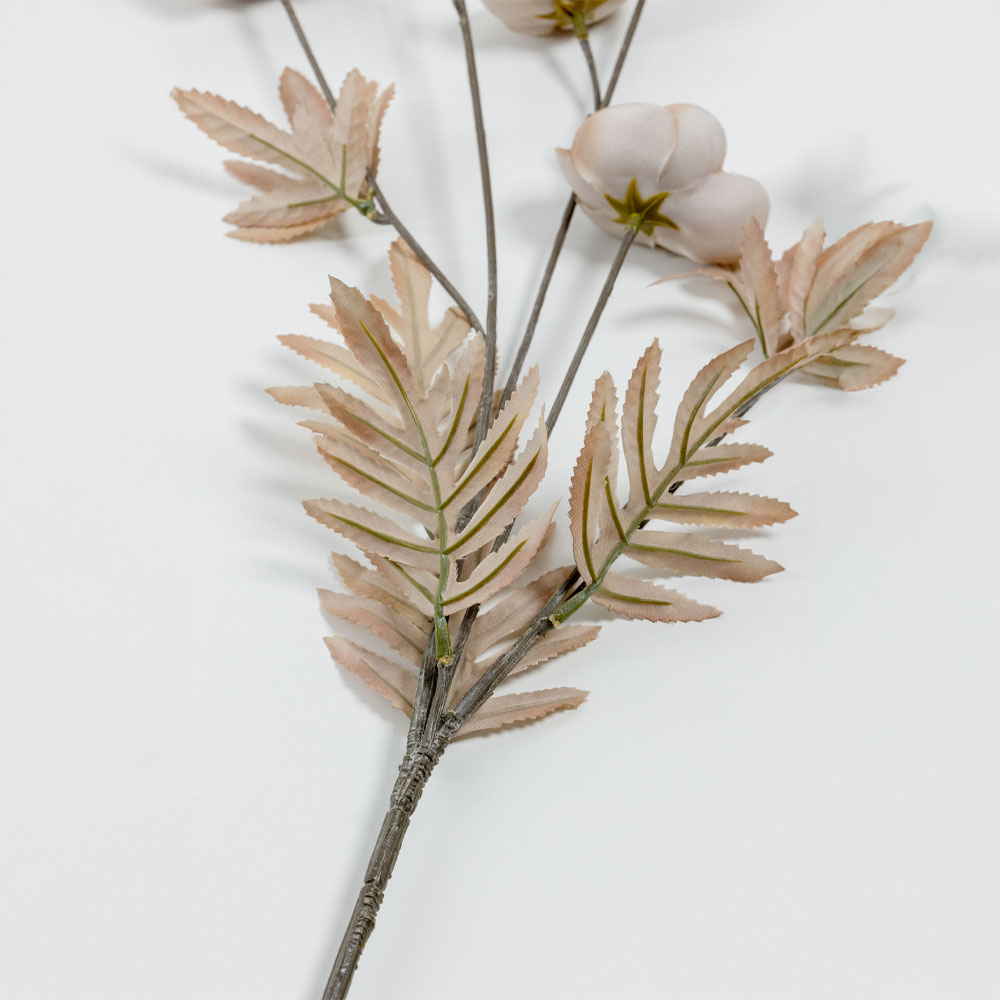 RANUNCULUS ΛΟΥΛΟΥΔΙ ΤΕΧΝΗΤΟ 81 POLYESTER ΛΕΥΚΟ ΜΠΕΖ