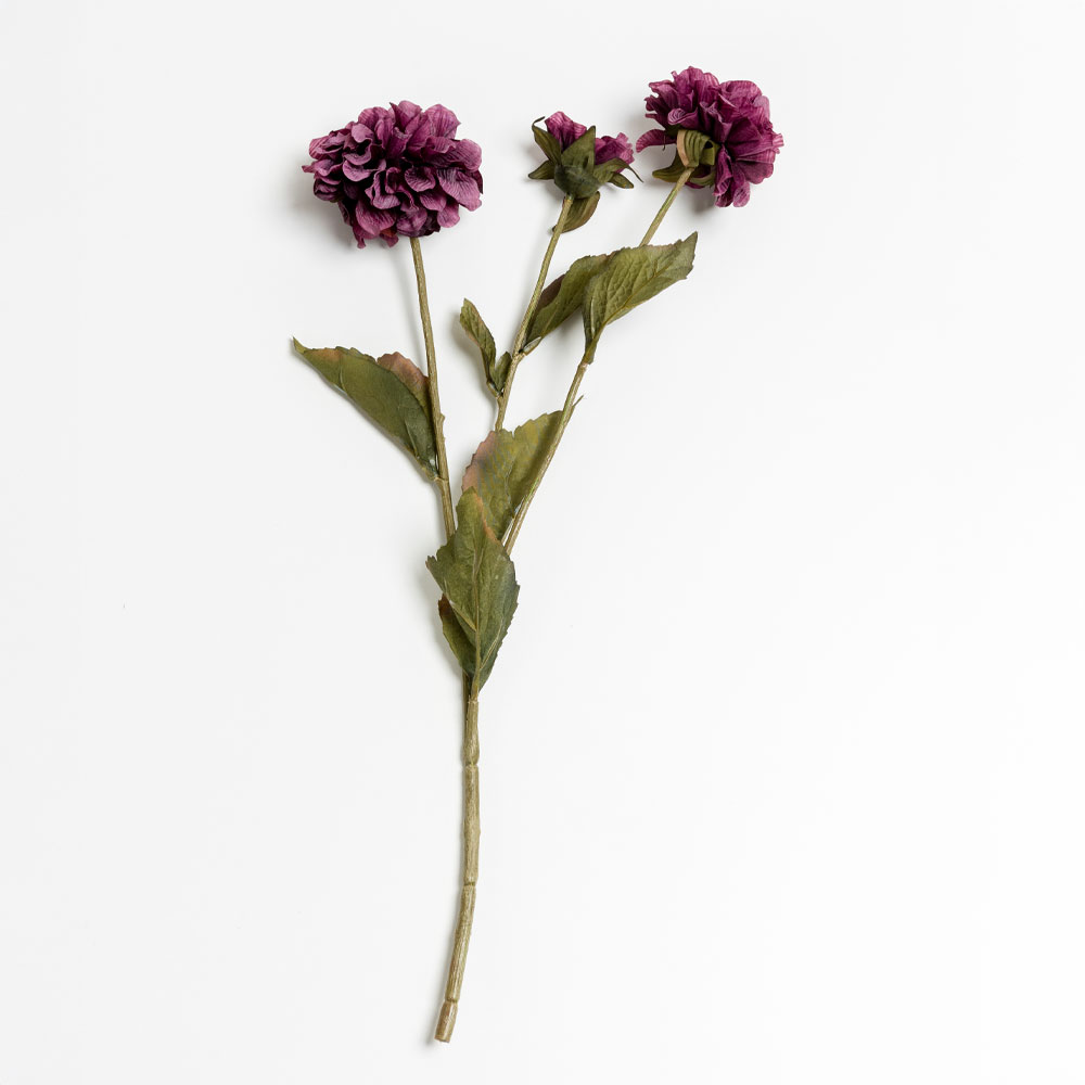 ZINNIA ΛΟΥΛΟΥΔΙ ΤΕΧΝΗΤΟ 52 POLYESTER ΜΩΒ ΠΡΑΣΙΝΟ
