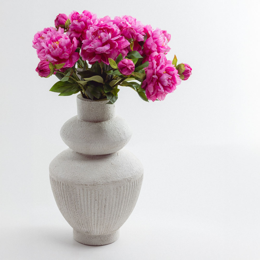 PEONY ΛΟΥΛΟΥΔΙ ΤΕΧΝΗΤΟ 67 POLYESTER ΦΟΥΞΙΑ ΠΡΑΣΙΝΟ