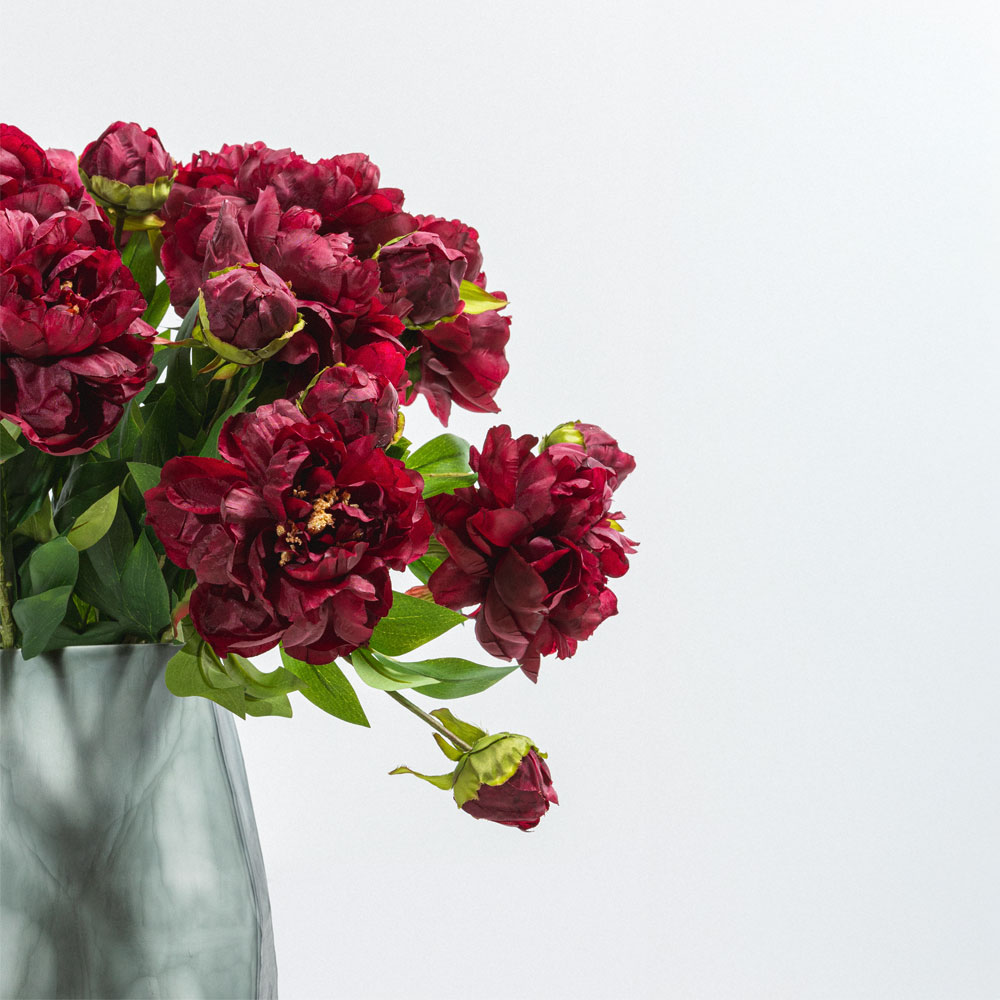 PEONY ΛΟΥΛΟΥΔΙ ΤΕΧΝΗΤΟ 67 POLYESTER ΜΠΟΡΝΤΩ ΠΡΑΣΙΝΟ