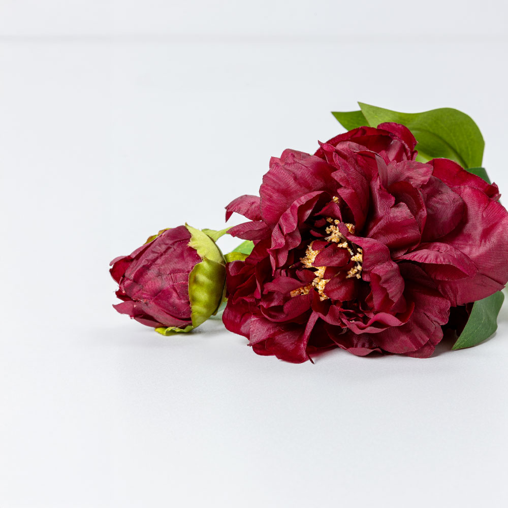 PEONY ΛΟΥΛΟΥΔΙ ΤΕΧΝΗΤΟ 67 POLYESTER ΜΠΟΡΝΤΩ ΠΡΑΣΙΝΟ