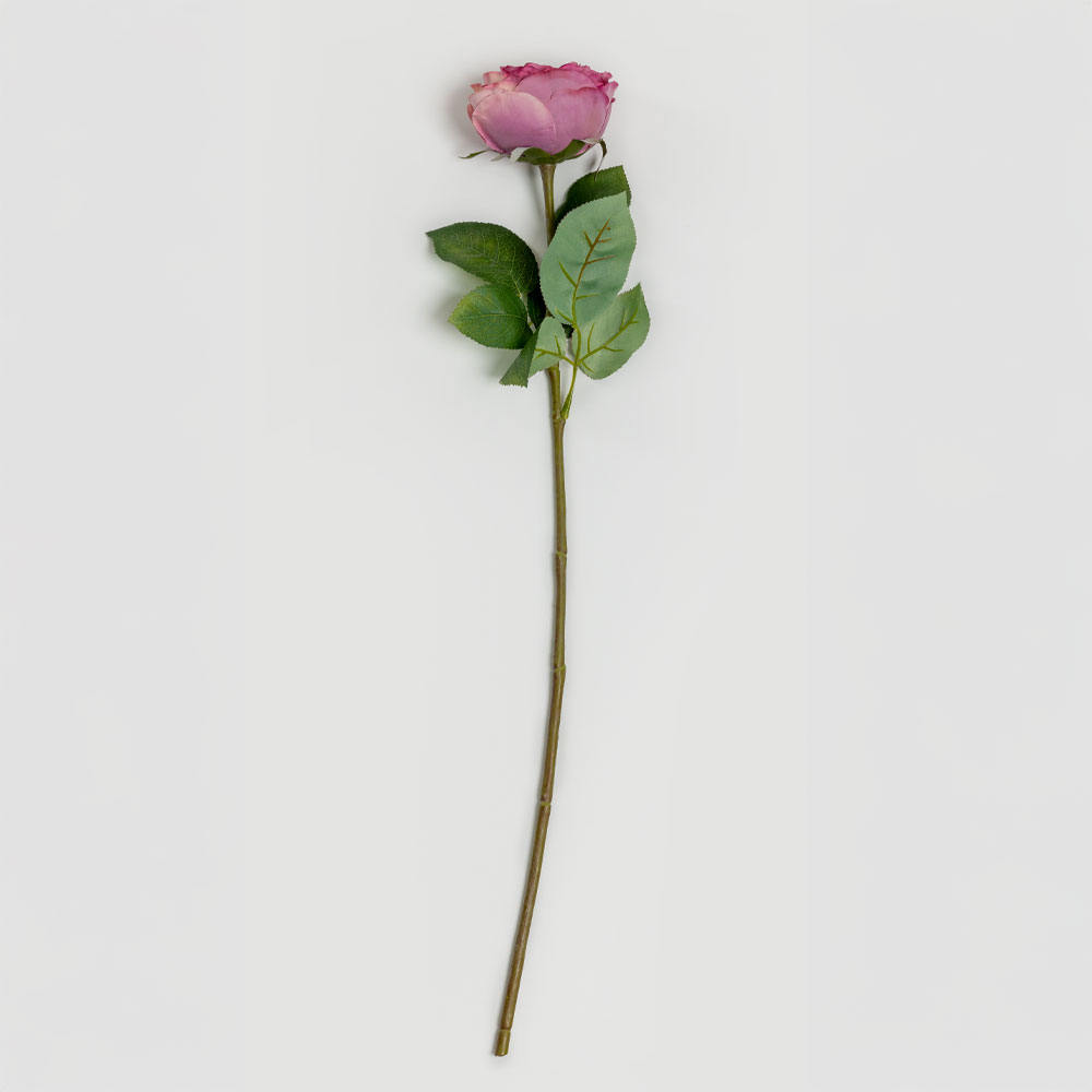 CABBAGE ROSE ΛΟΥΛΟΥΔΙ ΤΕΧΝΗΤΟ 66 POLYESTER ΡΟΖ ΦΟΥΞΙΑ ΠΡΑΣΙΝΟ