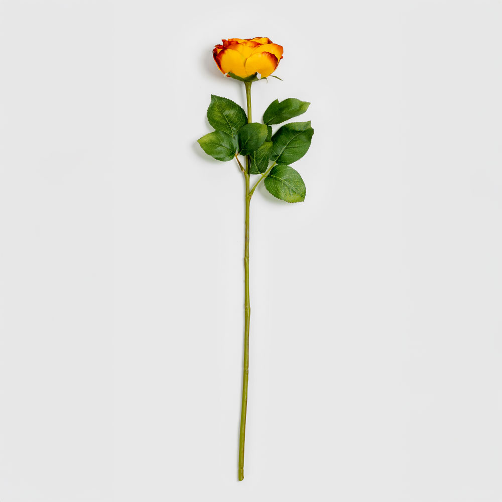 CABBAGE ROSE ΛΟΥΛΟΥΔΙ ΤΕΧΝΗΤΟ 66 POLYESTER TERRACOTTA ΠΡΑΣΙΝΟ