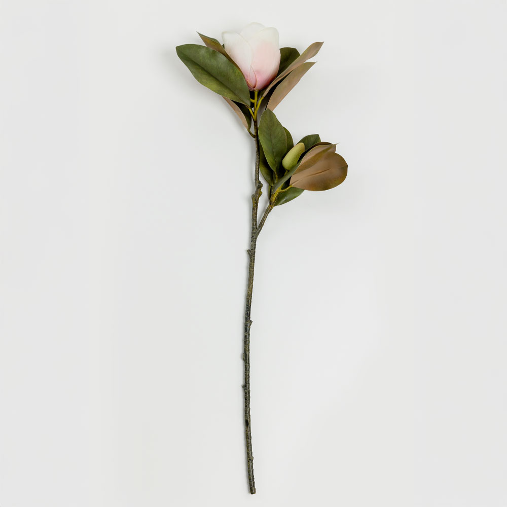 MAGNOLIA ΛΟΥΛΟΥΔΙ ΤΕΧΝΗΤΟ 73 POLYESTER ΡΟΖ ΛΕΥΚΟ ΠΡΑΣΙΝΟ