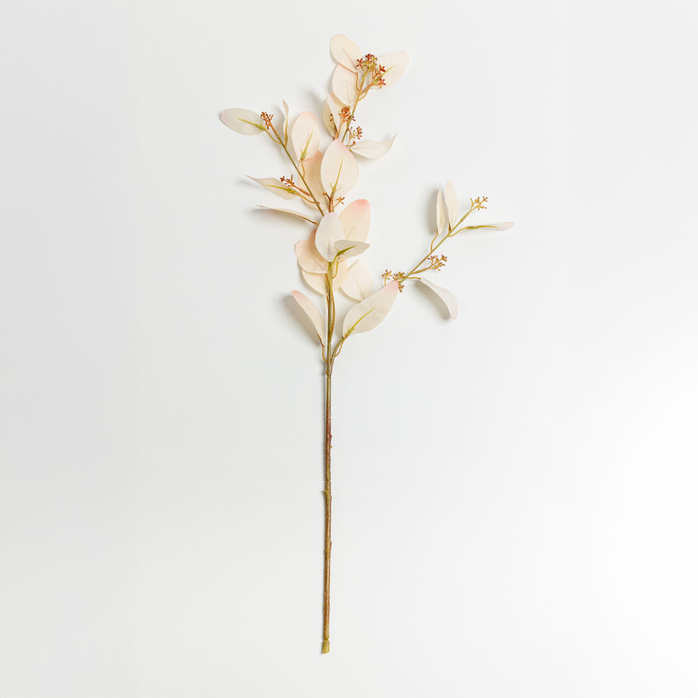 EUCALYPTUS ΚΛΑΔΙ ΤΕΧΝΗΤΟ 72 POLYESTER ΜΠΕΖ ΠΡΑΣΙΝΟ