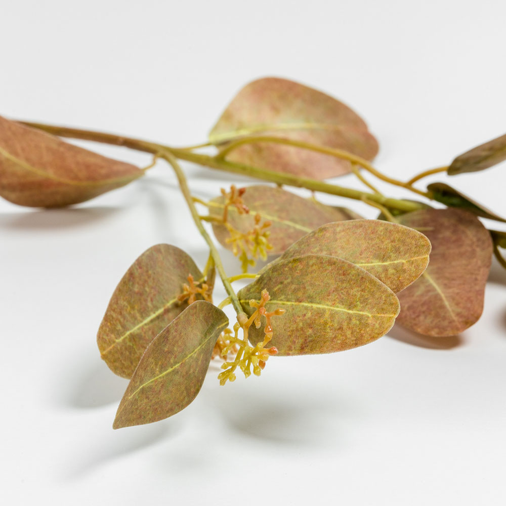 EUCALYPTUS ΚΛΑΔΙ ΤΕΧΝΗΤΟ 72 POLYESTER ΚΑΦΕ ΠΡΑΣΙΝΟ