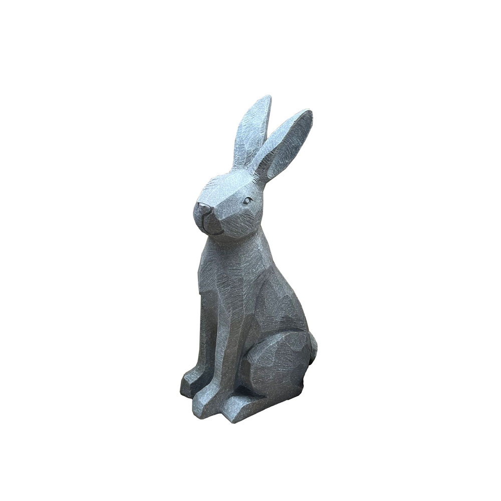 ROGER ΔΙΑΚΟΣΜΗΤΙΚΟ ΛΑΓΟΣ 21x16x40 POLYRESIN ΓΚΡΙ