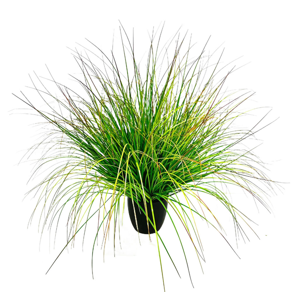 BENT GRASS ΤΕΧΝΗΤΟ ΦΥΤΟ ΣΕ ΓΛΑΣΤΡΑ PVC ΠΡΑΣΙΝΟ H90CM