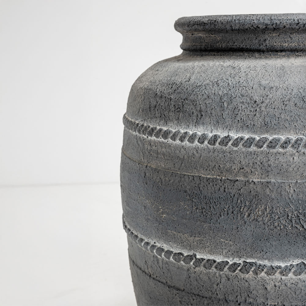 VESUVIUS ΓΛΑΣΤΡΑ 35x35x46cm MgO ΓΚΡΙ