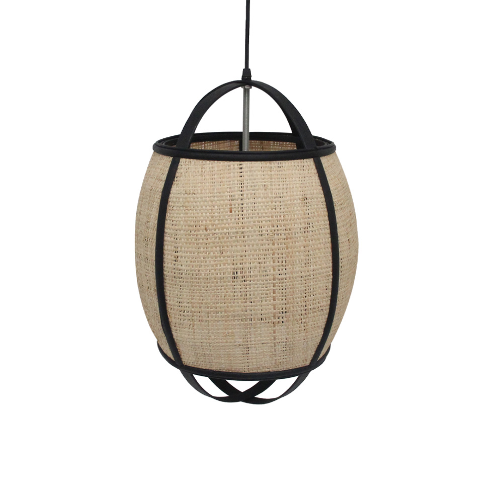 NUBIA ΦΩΤΙΣΤΙΚΟ ΟΡΟΦΗΣ 33x33x47 ΣΧΟΙΝΙ ΦΥΣΙΚΟ ΜΑΥΡΟ BAMBOO