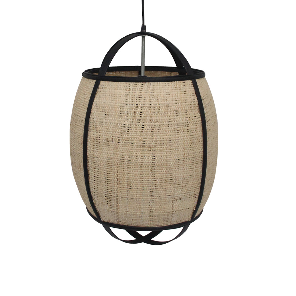 NUBIA ΦΩΤΙΣΤΙΚΟ ΟΡΟΦΗΣ 39x39x55 ΣΧΟΙΝΙ ΦΥΣΙΚΟ ΜΑΥΡΟ BAMBOO