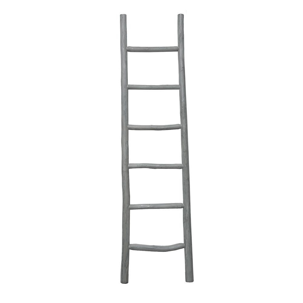 LADDER COUNTRY ΔΙΑΚΟΣΜΗΤΙΚΗ ΣΚΑΛΑ 48x6x183 ΞΥΛΟ ΓΚΡΙ