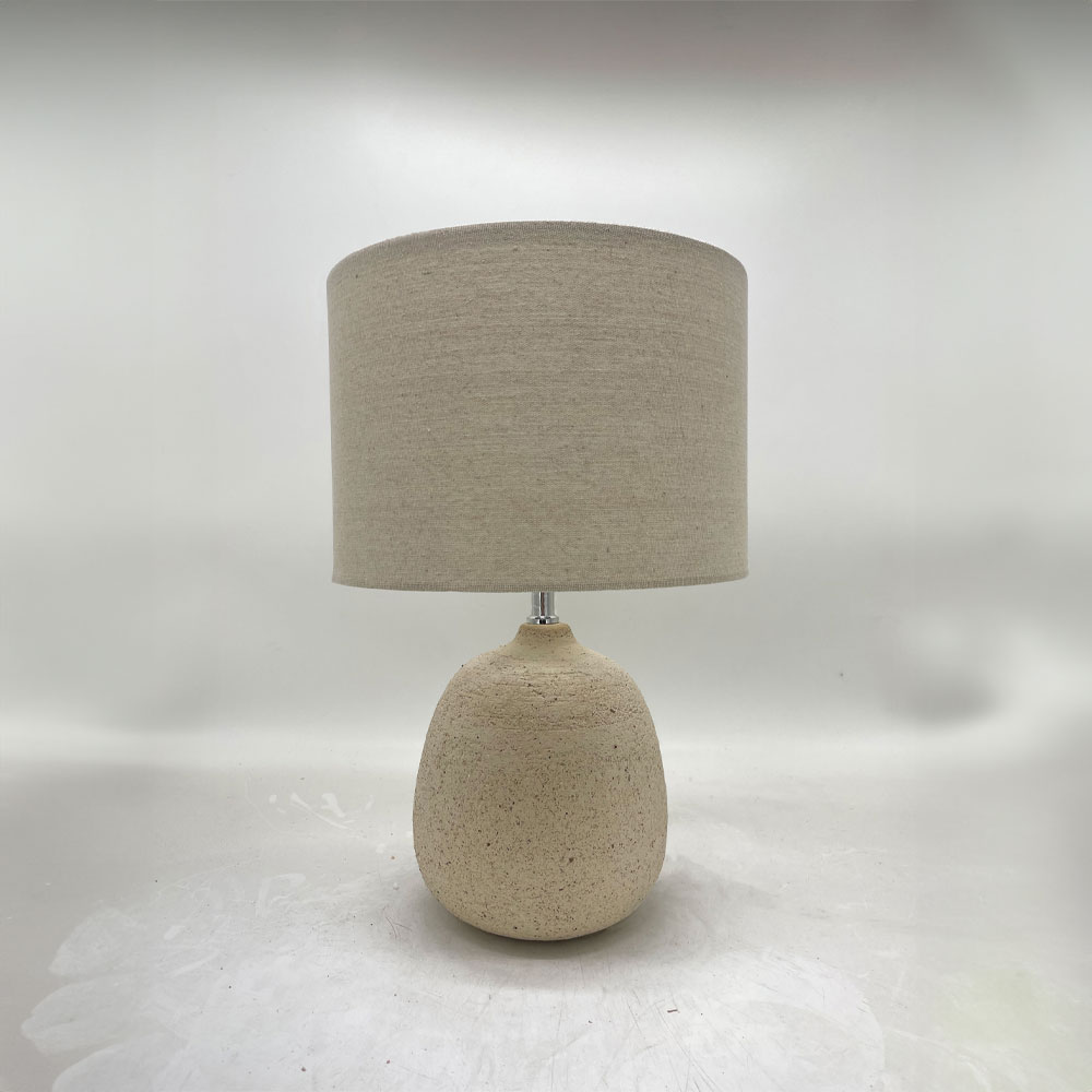 PIEDRA ΦΩΤΙΣΤΙΚΟ ΕΠΙΤΡΑΠΕΖΙΟ 18x18x42cm ΚΕΡΑΜΙΚΟ ΜΠΕΖ ΛΙΝΟ