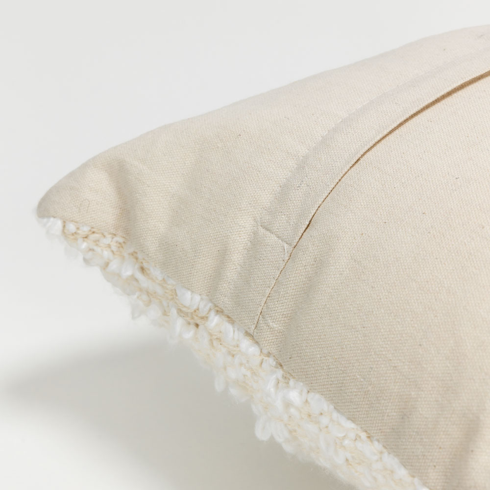 SIMPUL ΔΙΑΚΟΣΜΗΤΙΚΟ ΜΑΞΙΛΑΡΙ 45x45 ΥΦΑΣΜΑ ΛΕΥΚΟ POLYESTER