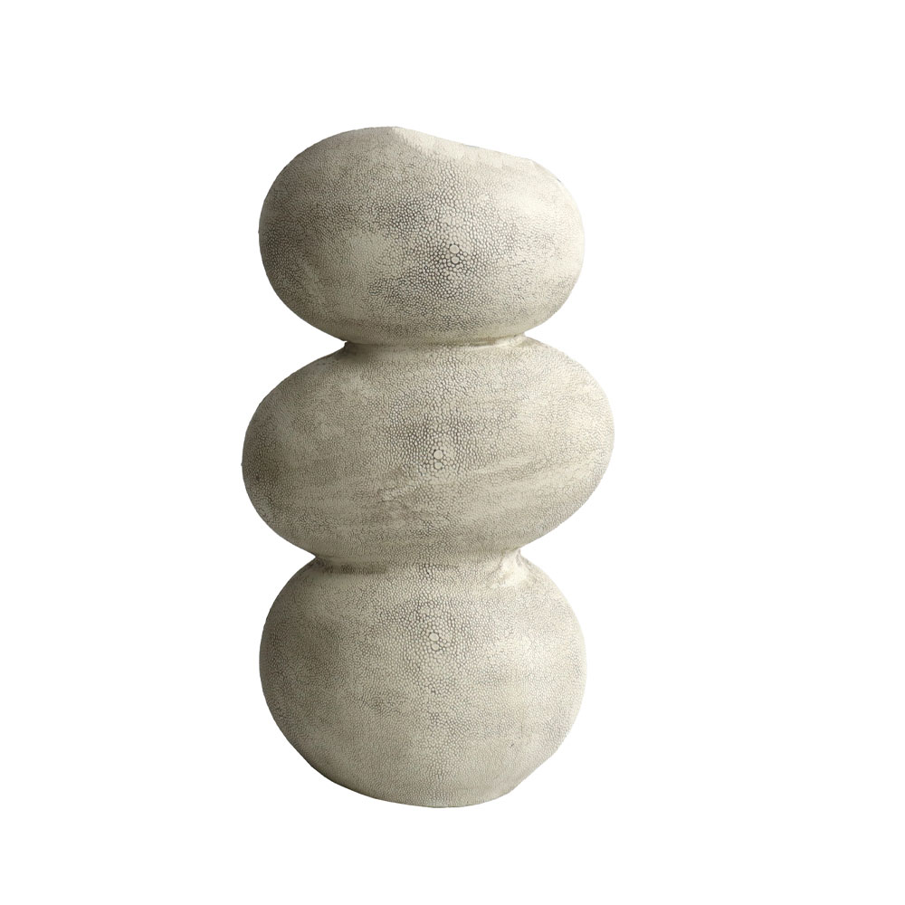 ARCODIE.II ΔΙΑΚΟΣΜΗΤΙΚΟ ΒΑΖΟ 18x14.5x32.5 POLYRESIN STONE GREY