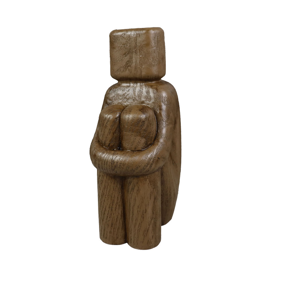 SEDUTO.II ΔΙΑΚΟΣΜΗΤΙΚΟ ΣΩΜΑ 9.5x7.5x20 POLYRESIN ΜΠΕΖ