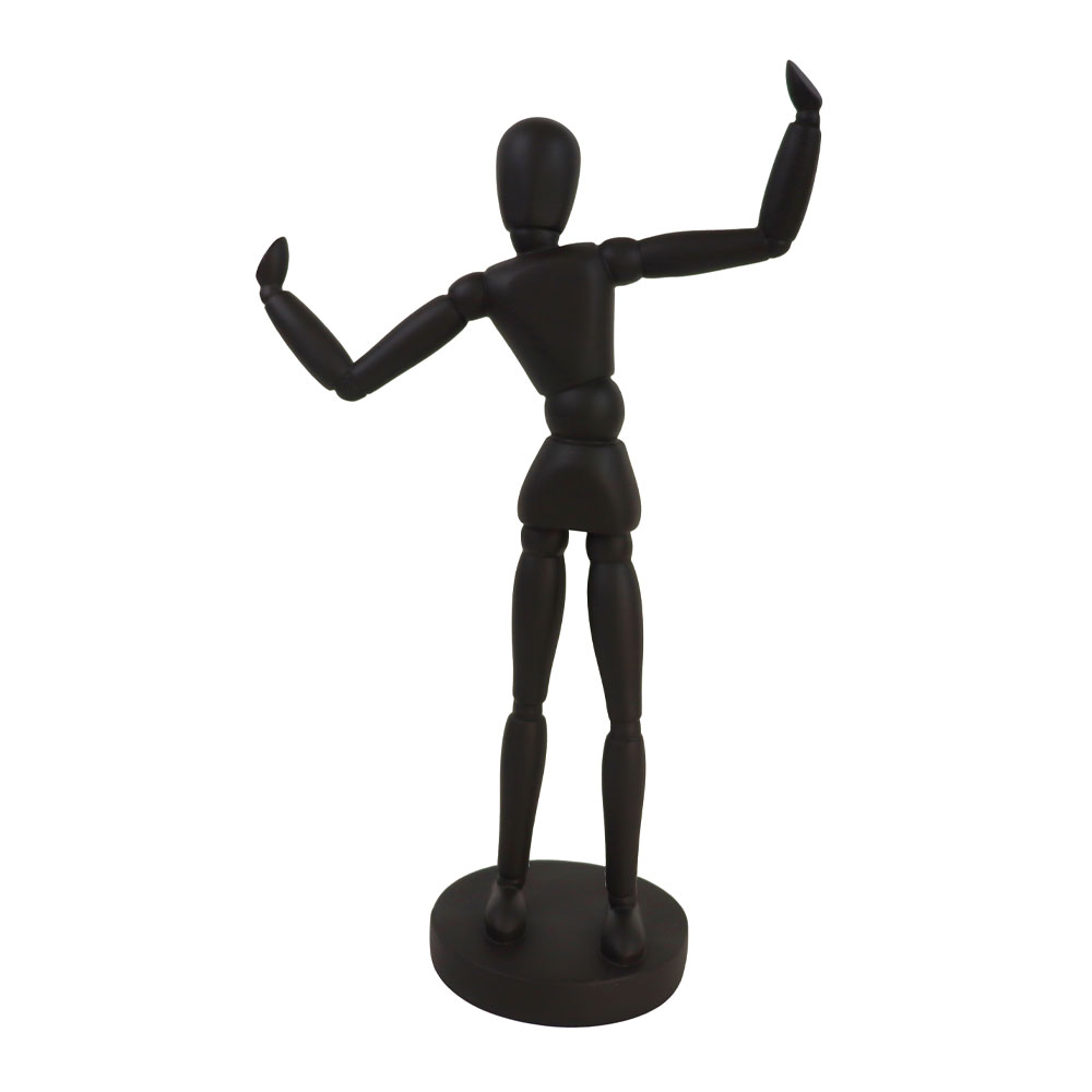 BALLO CORPO.2 ΔΙΑΚΟΣΜΗΤΙΚΟ ΣΩΜΑ 21x10.5x35 POLYRESIN ΜΑΥΡΟ