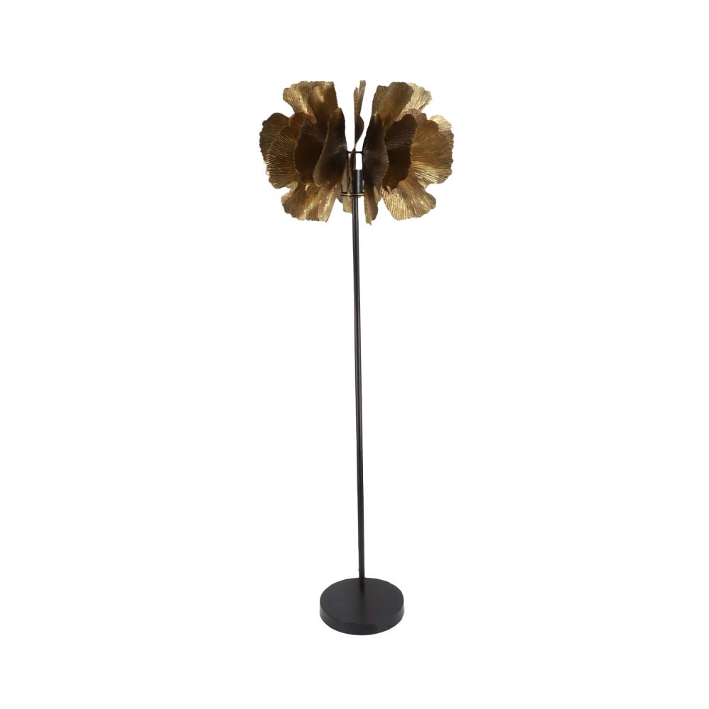 BLOSSOM ΦΩΤΙΣΤΙΚΟ ΕΠΙΔΑΠΕΔΙΟ 49x49x149 ΜΕΤΑΛΛΟ BROWN GOLD ΜΑΥΡΟ