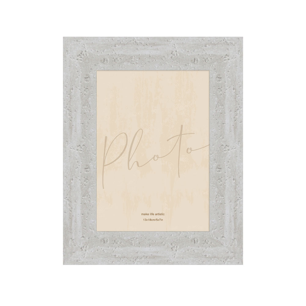 LITHOS ΚΟΡΝΙΖΑ 18.6x1.5x23.7 POLYRESIN ΛΕΥΚΟ BEIGE ΓΥΑΛΙ