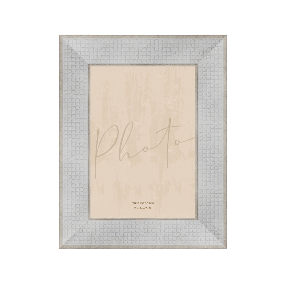 ESTRAZZO ΚΟΡΝΙΖΑ 18.6x1.4x23.7 POLYRESIN ΓΚΡΙ ΑΝΟΙΧΤΟ ΓΥΑΛΙ