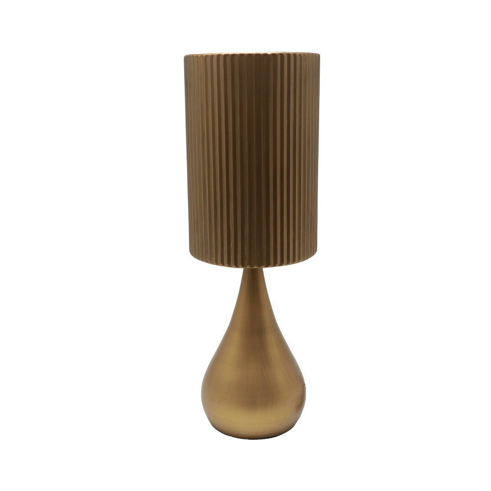STALA ΦΩΤΙΣΤΙΚΟ ΕΠΙΤΡΑΠΕΖΙΟ 18x18x53.5 ΜΕΤΑΛΛΟ BROWN GOLD