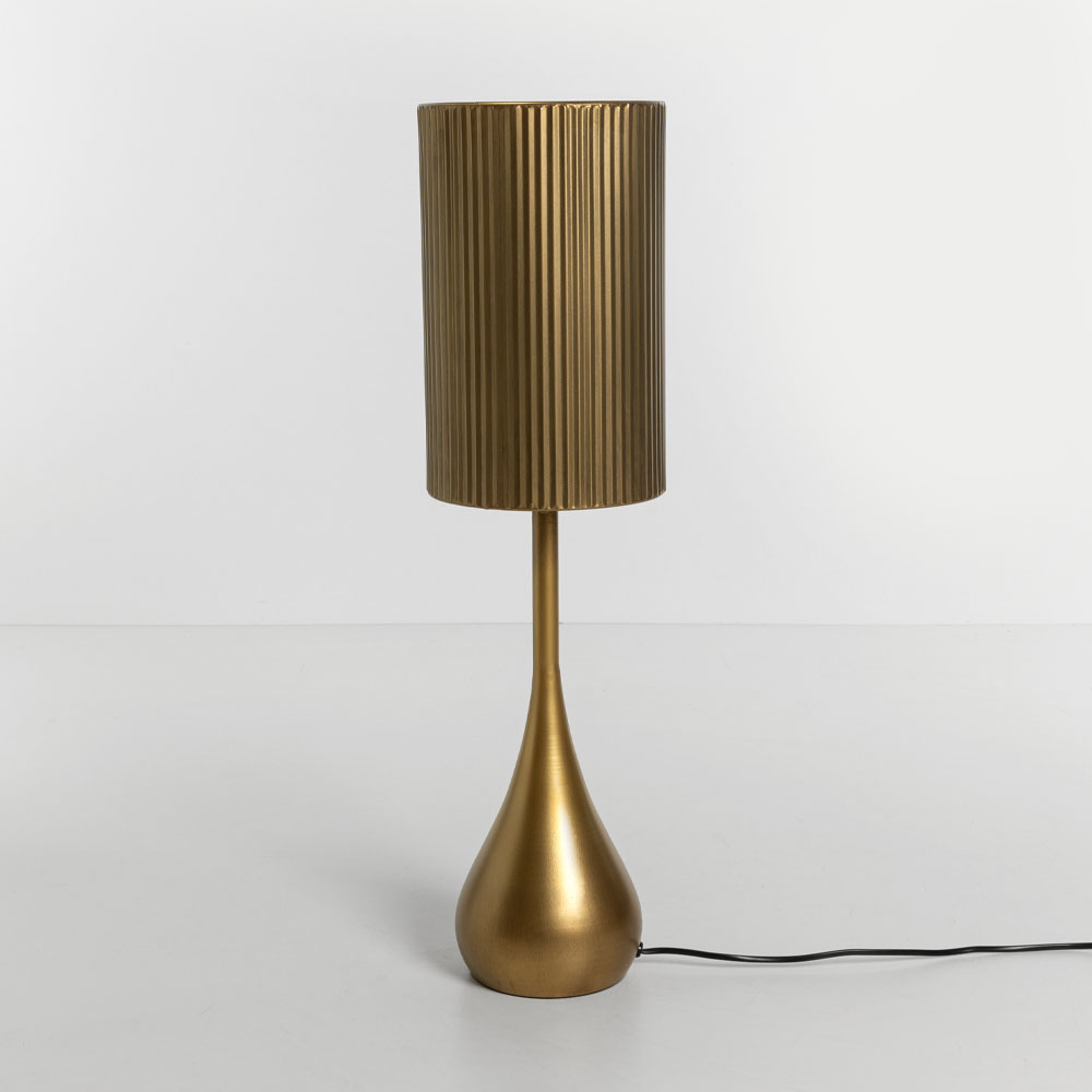 STALA ΦΩΤΙΣΤΙΚΟ ΕΠΙΤΡΑΠΕΖΙΟ 20x20x73.5cm ΜΕΤΑΛΛΟ BROWN GOLD