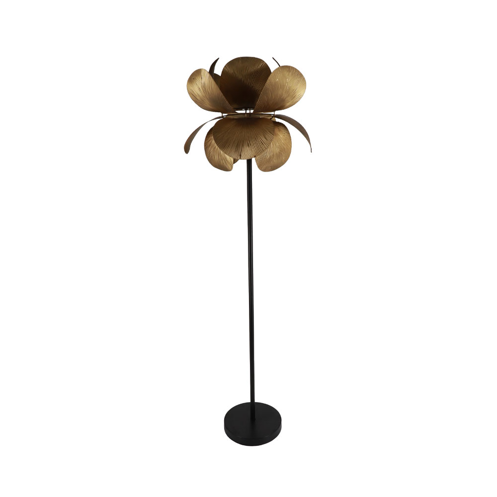 BLOSSOM ΦΩΤΙΣΤΙΚΟ ΕΠΙΤΡΑΠΕΖΙΟ 44x44x152 ΜΕΤΑΛΛΟ BROWN GOLD