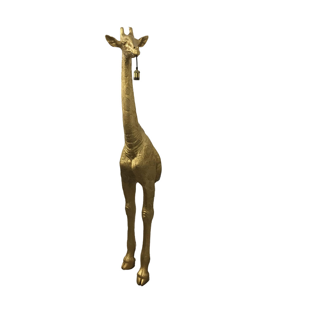 GIRAFE ΦΩΤΙΣΤΙΚΟ ΕΠΙΔΑΠΕΔΙΟ 42x35x196 FIBERGLASS ΧΡΥΣΟ