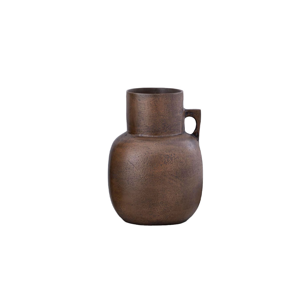 ALUGLOW ΒΑΖΟ 18x18x24 ΑΛΟΥΜΙΝΙΟ BRONZE