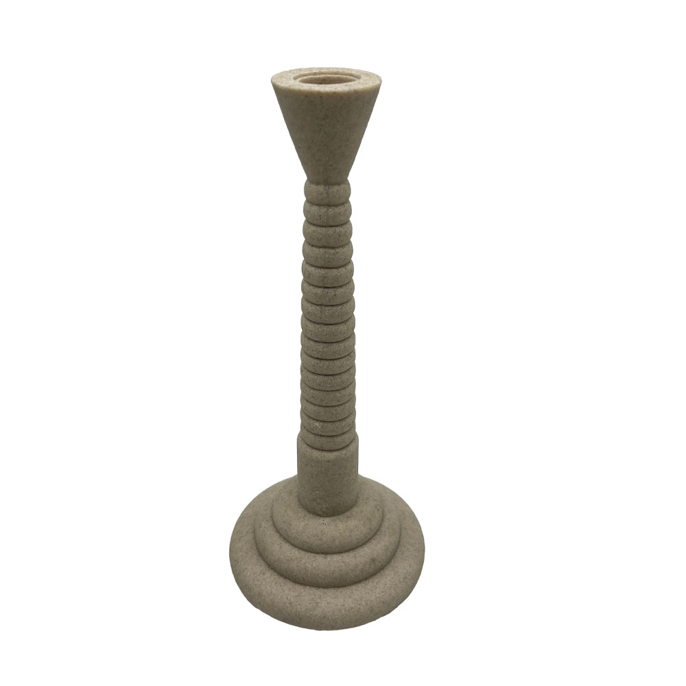 LITO ΚΗΡΟΠΗΓΙΟ 13x13x30 POLYRESIN STONE ΜΠΕΖ