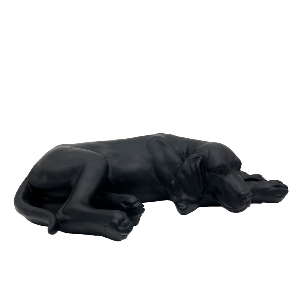 BULDON ΔΙΑΚΟΣΜΗΤΙΚΟ ΣΚΥΛΟΣ 39.5x22.5x10.5 POLYRESIN ΜΑΥΡΟ