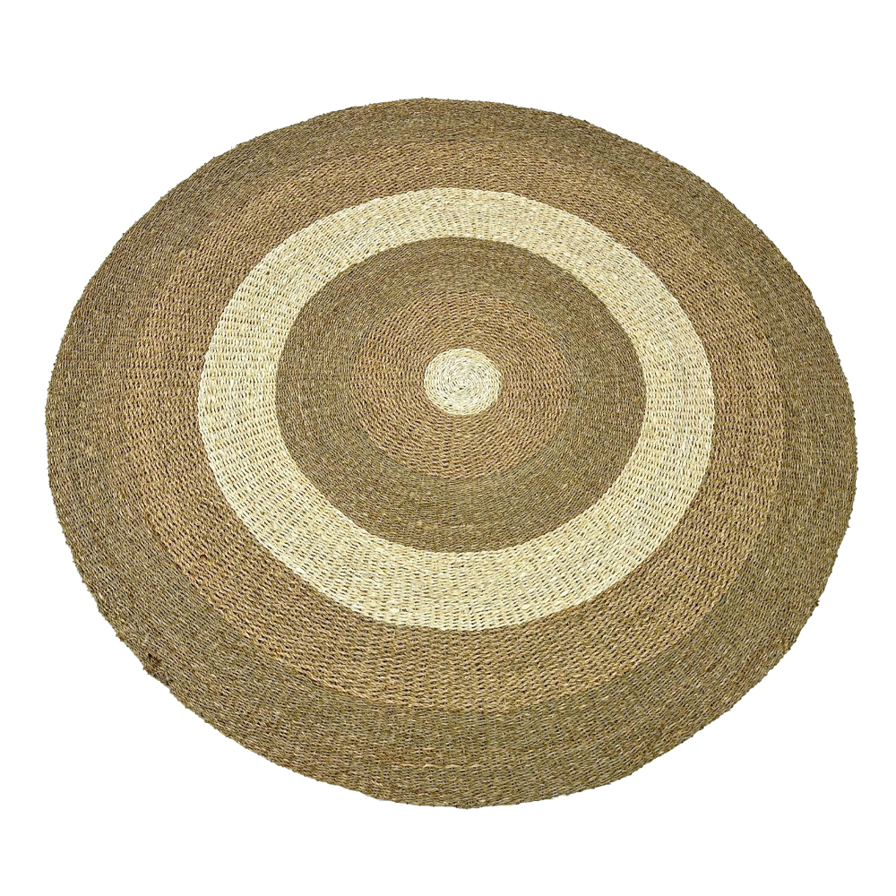 ANNEAU ΧΑΛΙ ΣΑΛΟΝΙΟΥ ΣΤΡΟΓΓΥΛΟ 200x200x1 SEAGRASS ΦΥΣΙΚΟ ΑΝΟΙΧΤΟ ΦΥΣΙΚΟ ΣΚΟΥΡΟ ΑΣΠΡΟ