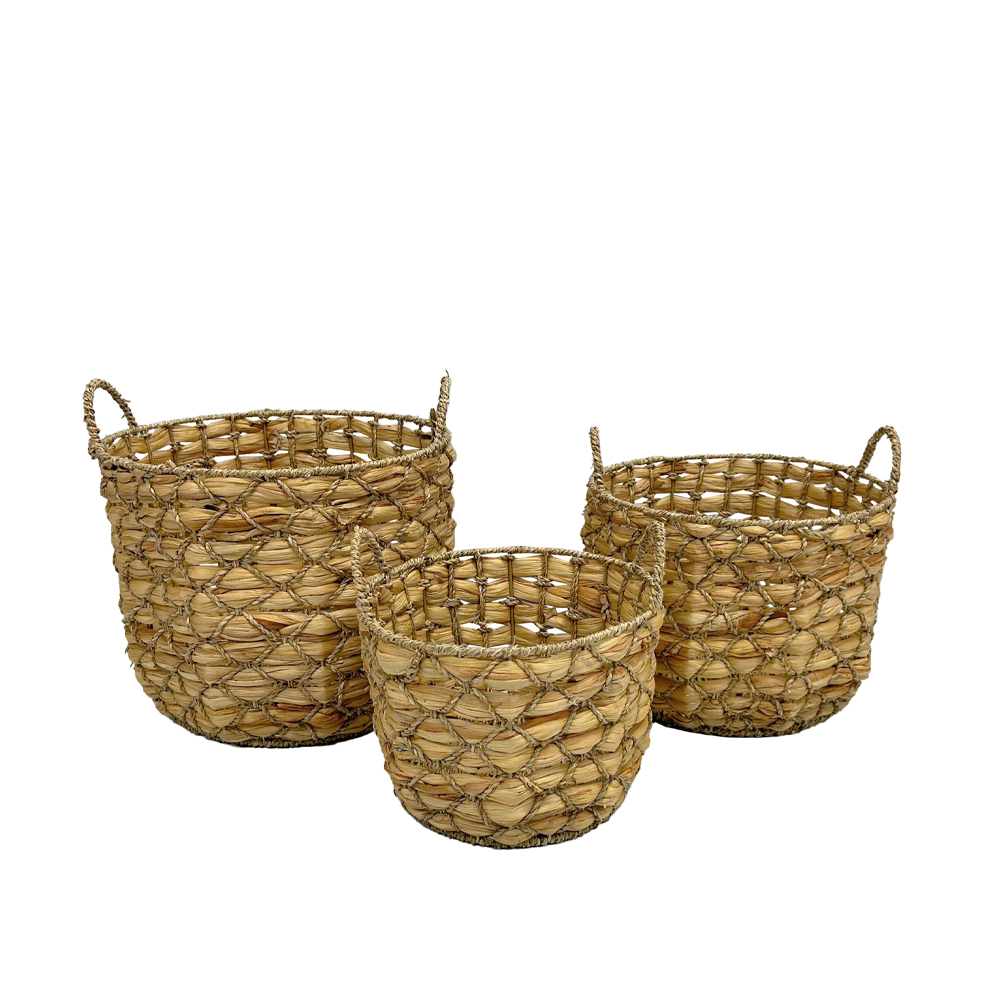 HANDYCONE ΚΑΛΑΘΙ ΥΑΚΙΝΘΟΥ SET 3ΤΜΧ 37x37x36 ΥΑΚΙΝΘΟΣ ΦΥΣΙΚΟ