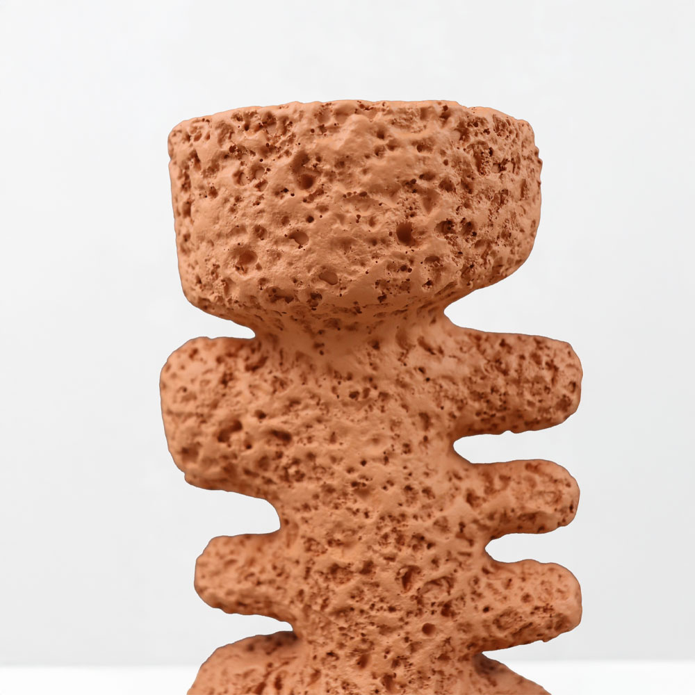 KYCLADIC I ΚΗΡΟΠΗΓΙΟ ΔΙΑΚΟΣΜΗΤΙΚΟ 12x10x20cm RESIN ΠΟΡΤΟΚΑΛΙ