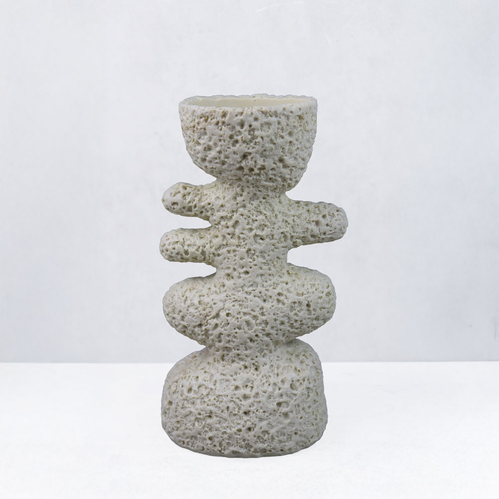 LUSTRE III ΚΗΡΟΠΗΓΙΟ ΔΙΑΚΟΣΜΗΤΙΚΟ 14.5x9.5x25cm RESIN ΜΠΕΖ